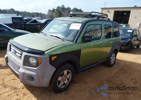 2007 Honda Element Ex from USA, damaged, VIN 5J6YH28737L002028
